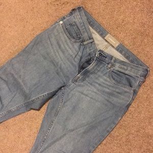 Everlane mid-rise skinny jeans (ankle) light wash